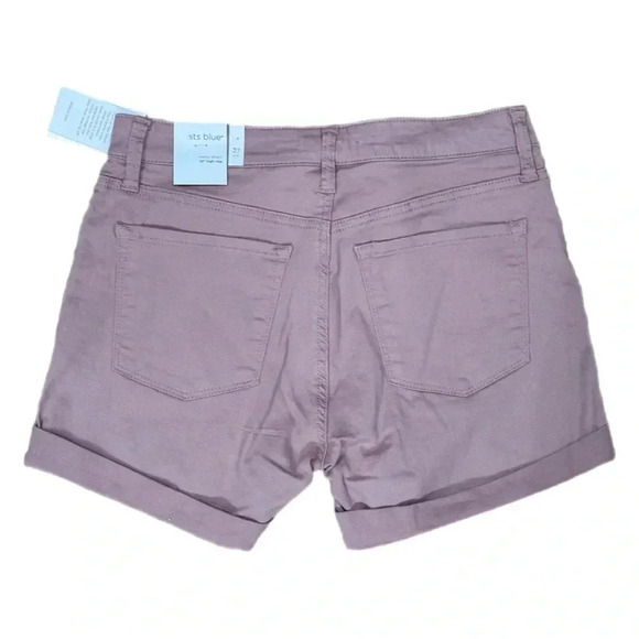 New STITCH FIX STS BLUE Molly Shorts Women’s Sz 27/4 Dusty Rose  10” High Rise - Picture 3 of 8